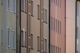 Pastell-Fassaden